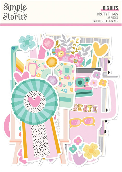 3 Pack - Crafty Things Bits & Pieces 27/Pkg-Big - 5A0022K6-1G5GB - 810150771305