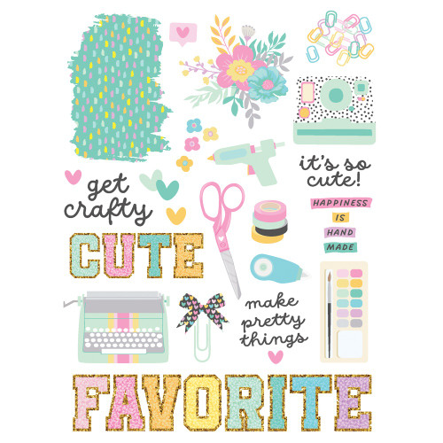 3 Pack - Crafty Things Rub-Ons-6"X8" - 5A0022M1-1G5GC