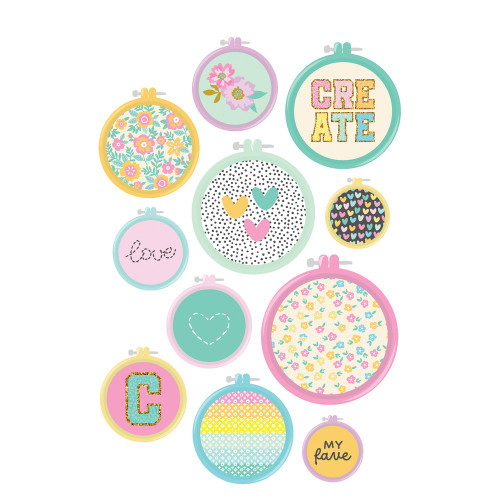 2 Pack - Simple Stories Sticker Book 12/Sheets-Crafty Things - 5A0022M4-1G5GD