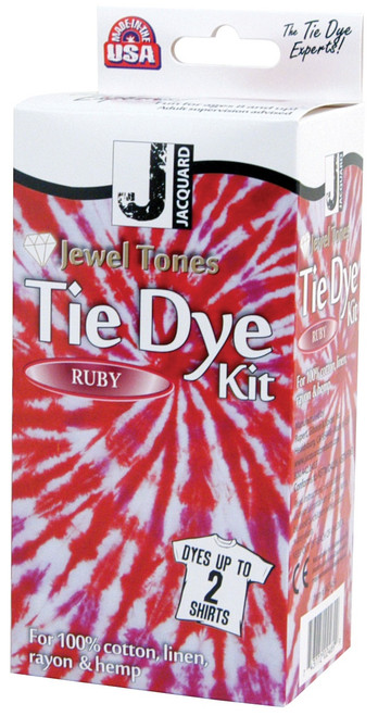3 Pack Jacquard Jewel Tones Tie-Dye Kit-Ruby JAC94-54 - 743772024699
