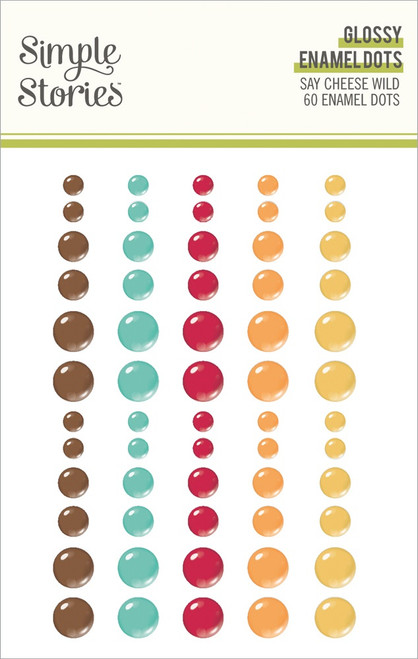 3 Pack - Say Cheese Wild Enamel Dots-Glossy - 5A0022L5-1G5CG - 810150770568