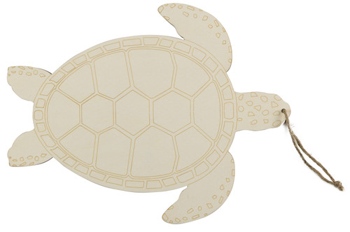 12 Pack Ready To Finish Hanging Wood Shape-Turtle CH2653A - 726465503725