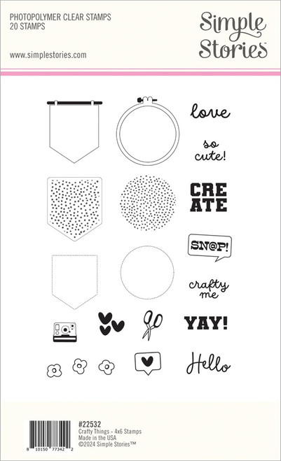 Crafty Things Clear Stamps-Photopolymer - 5A0022MB-1G5GM