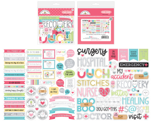Doodlebug Odds & Ends Chit Chat Die-Cuts-Happy Healing - 5A0023DS-1G6CQ - 842715080331 Doodlebug Odds & Ends Chit Chat Die-Cuts-Happy Healing - 5A0023DS-1G6CQ - 842715080331