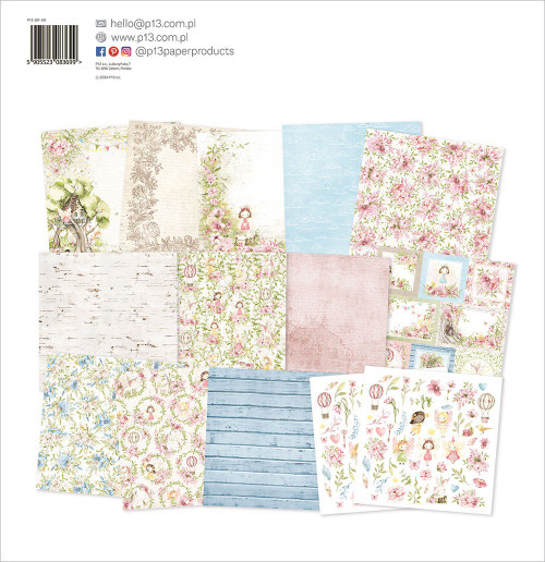 P13 Double-Sided Paper Pad 12"X12" 12/Pkg-Believe In Fairies 5A00233S-1G66Y