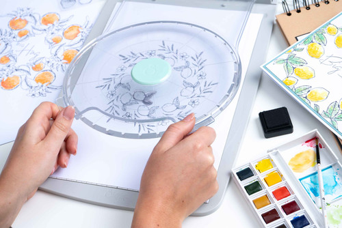 Sizzix Stencil & Stamp Tool Accessory-Stamp & Spin Tool - 5A00217H-1G40X Sizzix Stencil & Stamp Tool Accessory-Stamp & Spin Tool - 5A00217H-1G40X