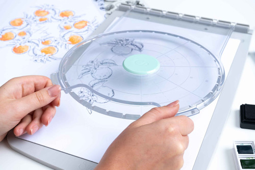 Sizzix Stencil & Stamp Tool Accessory-Stamp & Spin Tool - 5A00217H-1G40X Sizzix Stencil & Stamp Tool Accessory-Stamp & Spin Tool - 5A00217H-1G40X