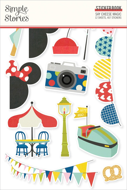 Simple Stories Sticker Book 12/Sheets-Say Cheese Magic - 5A0022HV-1G5BQ - 810150770360