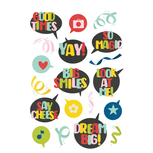 Simple Stories Sticker Book 12/Sheets-Say Cheese Magic - 5A0022HV-1G5BQ