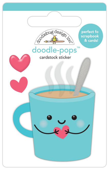 Doodlebug Doodle-Pops 3D Sticker-Heart Warming 5A0023DD-1G6DN - 842715080164