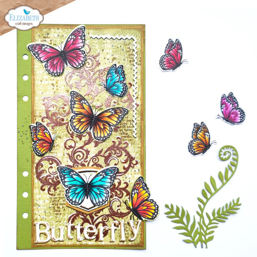 Elizabeth Craft Metal Die-Layered Butterfly 5A00231Z-1G64M