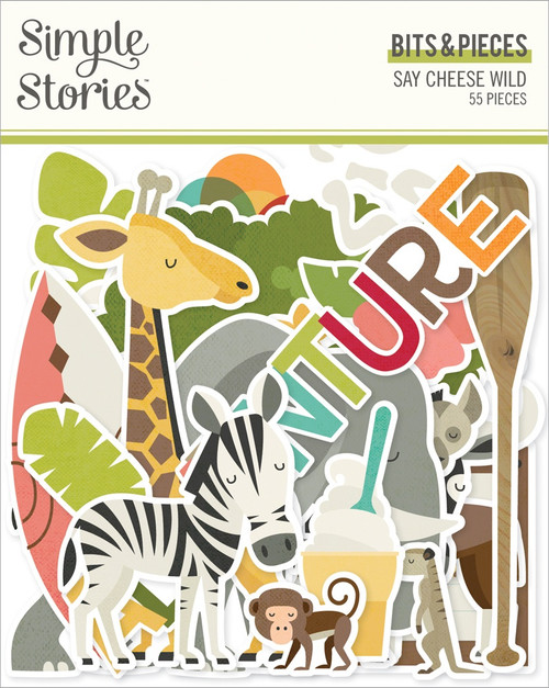 Say Cheese Wild Bits & Pieces-55/Pkg - 5A0022JX-1G5CC - 810150770537