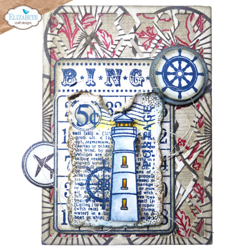 Elizabeth Craft Clear Stamps-Travel & Postage 5A002320-1G64B