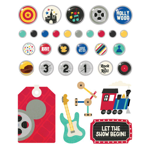 Say Cheese Tinseltown Brads-Decorative - 5A0022KS-1G5DB