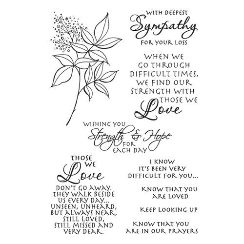 Stampendous Clear Stamp Set-Sincere Sentiments 5A0022YZ-1G60V