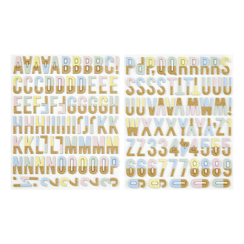 Spellbinders Chipboard Alphabet From Rosie's Studio-Belleview - 5A0022ZH-1G612 - 9420041682613