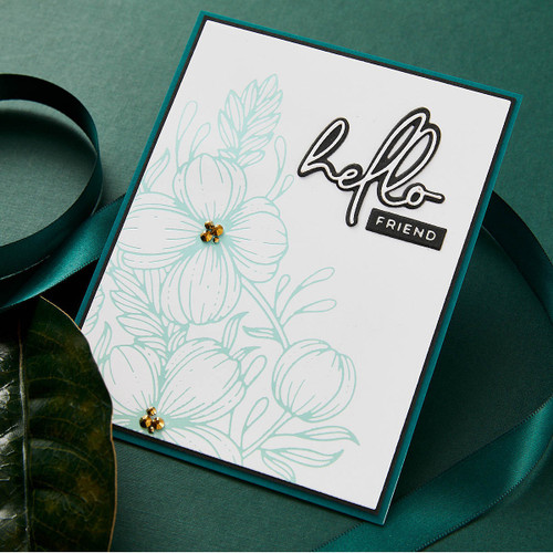 Spellbinders Glimmer Plate-Glimmering Buttercups - 5A0022Z1-1G613 Spellbinders Glimmer Plate-Glimmering Buttercups - 5A0022Z1-1G613