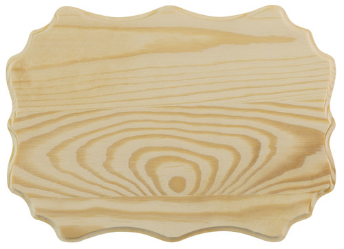 Ready To Finish Wood Shape-Rectangle Plaque LH9203 - 726465505583