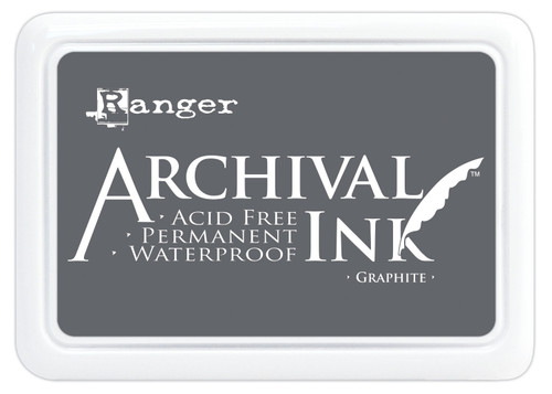 Ranger Archival Ink Pad #0-Graphite - AIP-1G5MB - 789541085409