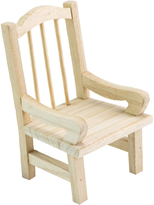 Ready To Finish Wood Mini Furniture-Chair LH2101-4 - 726465505248