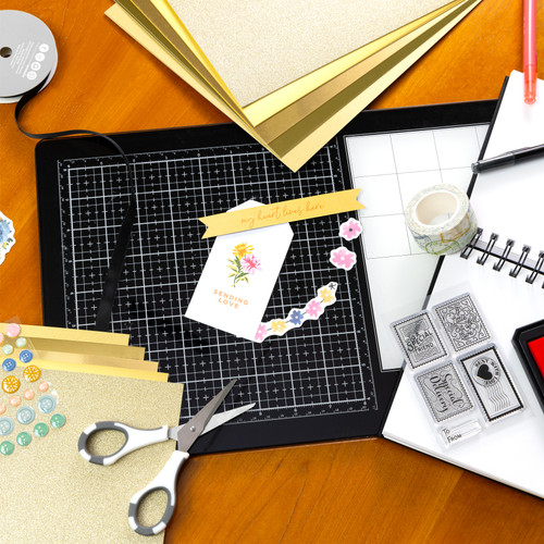 Harmony Precious Metals Cardstock 8.5"X11" 20/Pkg-Gold - A50022P1-G15PQ Harmony Precious Metals Cardstock 8.5"X11" 20/Pkg-Gold - A50022P1-G15PQ