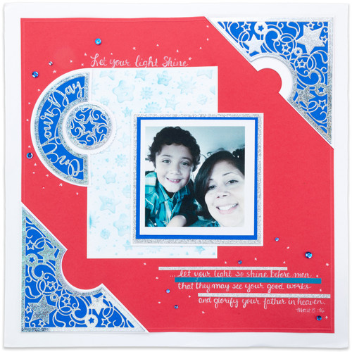 Harmony Diamond Chic Glitter Cardstock 8.5"X11" 20/Pkg-Platinum - A50022P6-G15PP Harmony Diamond Chic Glitter Cardstock 8.5"X11" 20/Pkg-Platinum - A50022P6-G15PP