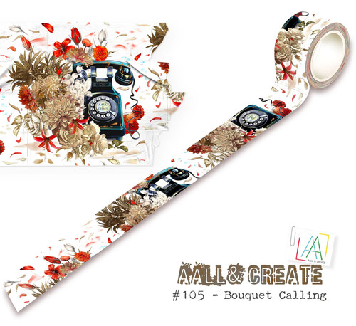 AALL And Create Layer-It-Up Washi Tape-Bouquet Calling - 5A002309-1G621 - 5060979166522