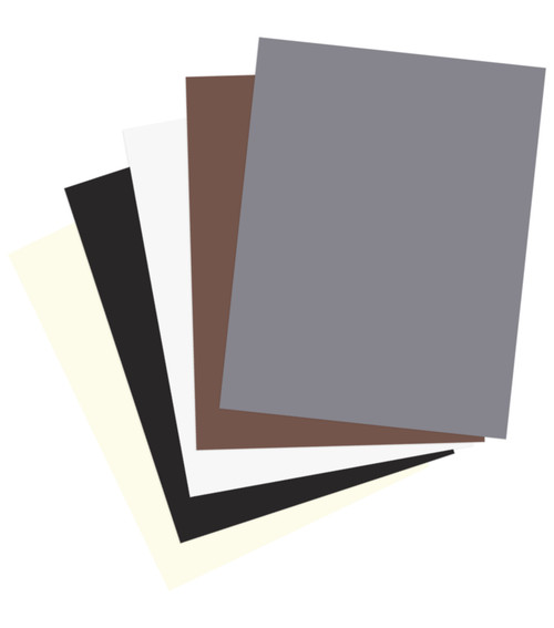 2 Pack Harmony Hues 65# Cardstock 8.5"X11" 50/Pkg-Neutral 5A0022Q2-1G5NQ