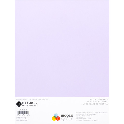 2 Pack - Harmony Hues 65# Cardstock 8.5"X11" 100/Pkg-Pastel - A50022Q1-G15PL 2 Pack - Harmony Hues 65# Cardstock 8.5"X11" 100/Pkg-Pastel - A50022Q1-G15PL
