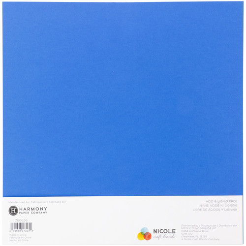 3 Pack - Harmony Hues 65# Cardstock 12"X12" 50/Pkg-Primary - A50022PL-G15NV