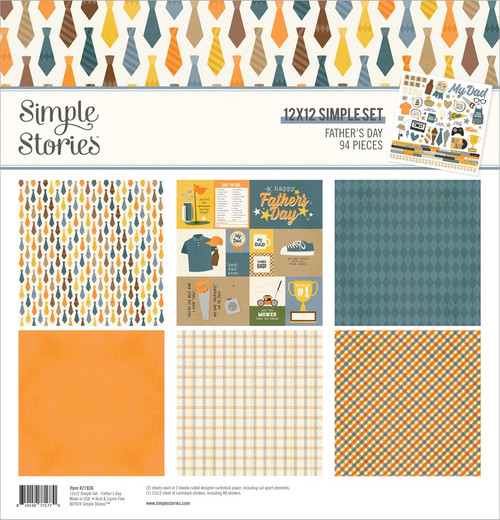 Simple Stories Collection Kit 12"X12"-Father's Day - 5A0022JC-1G5K4 - 810150771770