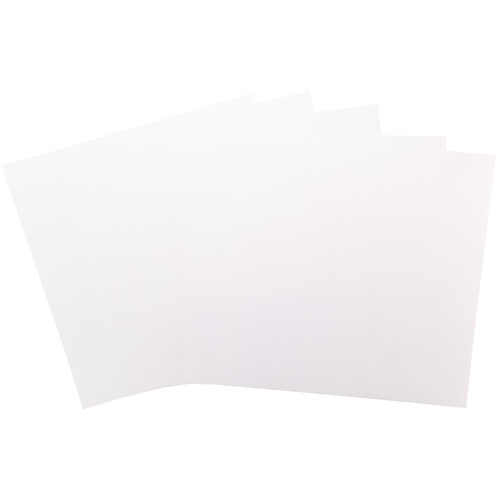 Harmony Hues 65# Cardstock 12"X12" 50/Pkg-Brilliant White - A50022NZ-G15NY