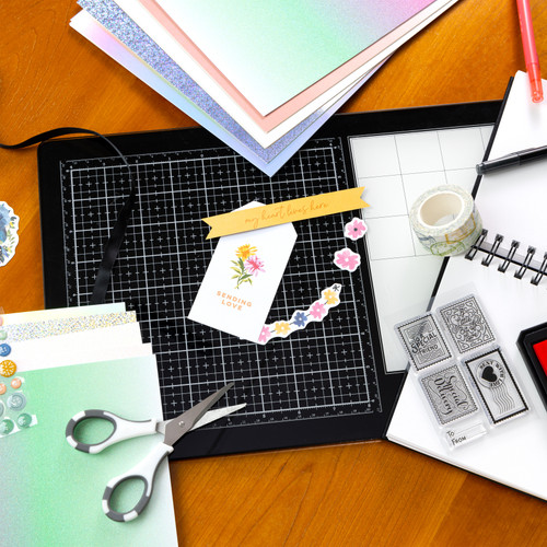 Harmony Precious Metals Cardstock 8.5"X11" 20/Pkg-Enchanted - A50022PP-G15PF Harmony Precious Metals Cardstock 8.5"X11" 20/Pkg-Enchanted - A50022PP-G15PF