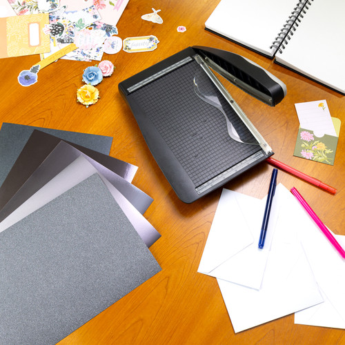 Harmony Precious Metals Cardstock 8.5"X11" 20/Pkg-Charcoal - A50022PM-G15PJ Harmony Precious Metals Cardstock 8.5"X11" 20/Pkg-Charcoal - A50022PM-G15PJ