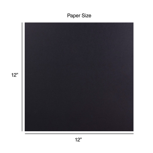 Harmony Hues 65# Cardstock 12"X12" 50/Pkg-Midnight Black - A50022P9-G15PD Harmony Hues 65# Cardstock 12"X12" 50/Pkg-Midnight Black - A50022P9-G15PD