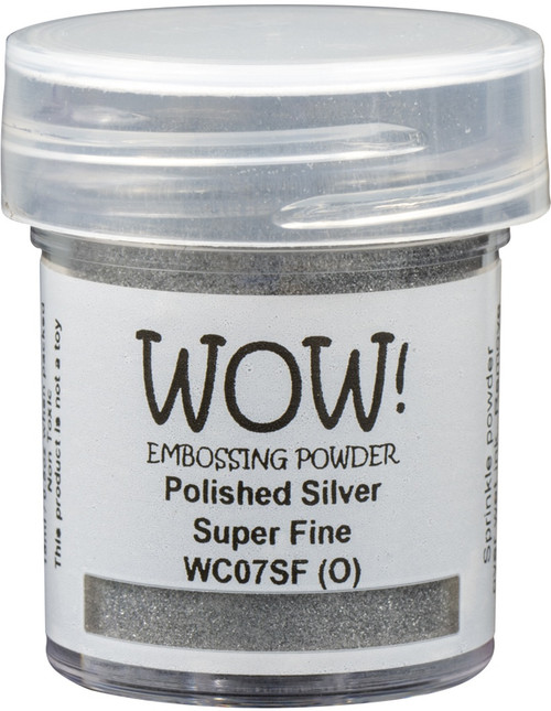 4 Pack - WOW! Embossing Powder 15ml-Polished Silver - Super Fine - WOW-1G63Q - 5056333104217 4 Pack - WOW! Embossing Powder 15ml-Polished Silver - Super Fine - WOW-1G63Q - 5056333104217
