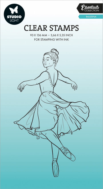 2 Pack Studio Light Essentials Clear Stamp-Nr. 692, Ballerina 5A0023HV-1G6PF - 8713943152300