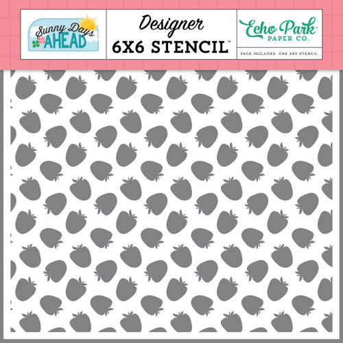 3 Pack - Echo Park Stencil 6"X6"-Sun Kissed Fruit, Sunny Days Ahead - 5A0023T1-1G6SV - 691835424996 3 Pack - Echo Park Stencil 6"X6"-Sun Kissed Fruit, Sunny Days Ahead - 5A0023T1-1G6SV - 691835424996