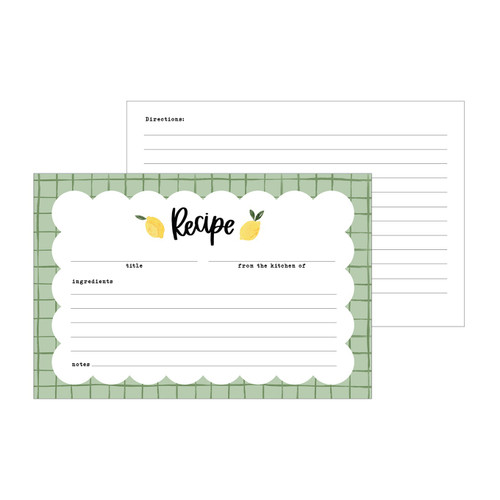 3 Pack - Echo Park Recipe Cards-Summer - 5A0023SC-1G6Y5