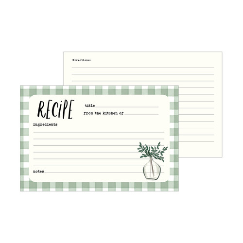 3 Pack - Echo Park Recipe Cards-Home Again - 5A0023R7-1G6WG