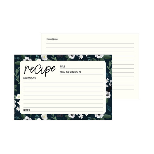 3 Pack - Echo Park Recipe Cards-Home Again - 5A0023R7-1G6WG