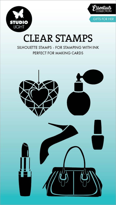 3 Pack - Studio Light Essentials Clear Stamps-Nr. 663, Gifts For Her - 5A0023JP-1G6LR - 8713943151587