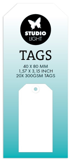 3 Pack - Studio Light Consumables Tag Pad 20/Pkg-Nr. 06, Medium - 5A0023H4-1G6KZ - 8713943151709