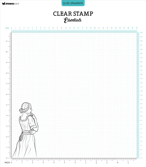 2 Pack - Studio Light Essentials Clear Stamp-Nr. 691, Daydreaming - 5A0023GT-1G6L9