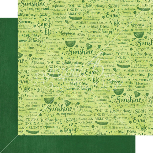 Graphic 45 Collection Pack 12"X12"-Patterns & Solids, Sunshine On My Mind 5A002444-1G7FM
