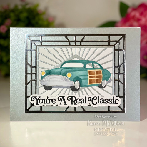 Creative Expressions Mini Shadowed Sentiments Craft Die-You're A Real Classic, By Sue Wilson 5A00243G-1G7F8