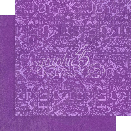 Graphic 45 Collection Pack 12"X12"-Patterns & Solids, Flight Of Fancy - 5A002441-1G7G7 Graphic 45 Collection Pack 12"X12"-Patterns & Solids, Flight Of Fancy - 5A002441-1G7G7