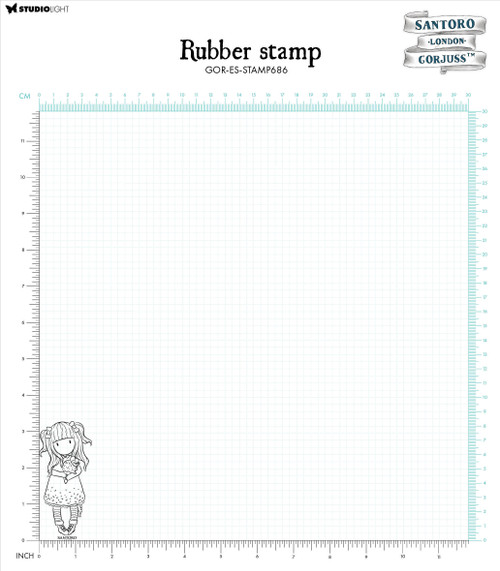 Studio Light Gorjuss Essential Cling Stamp-Nr. 686, Sundae 5A0023NL-1G6PP