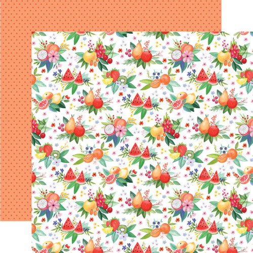25 Pack Fruit Stand Double-Sided Cardstock 12"X12"-Freshly Picked Bunches 5A0023T2-1G6VB - 691835418995