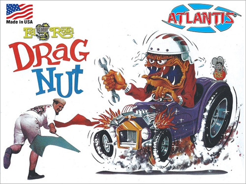 Atlantis Plastic Model Kit-Ed Roth Drag Nut 5A00242F-1G7CM - 850041894300